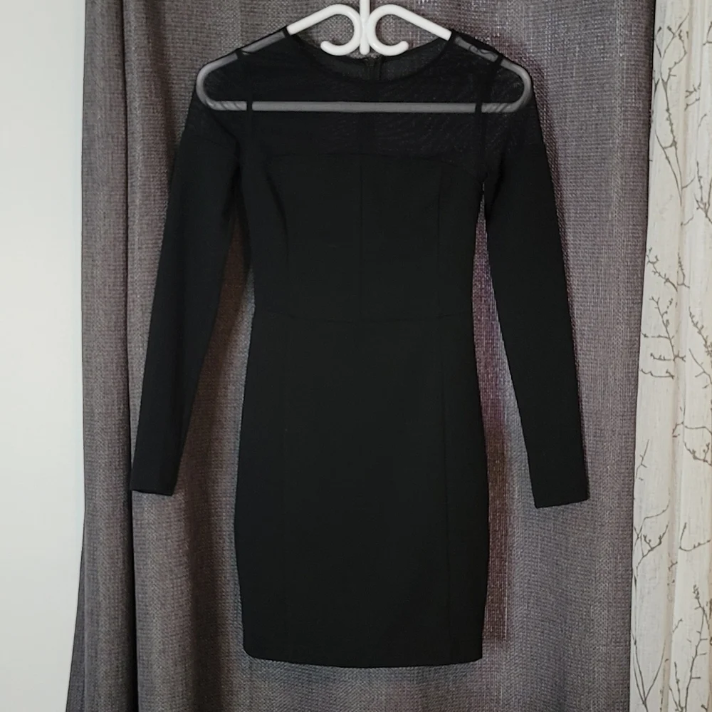 Dynamite Sheer shoulders mini dress - Picture 8 of 10